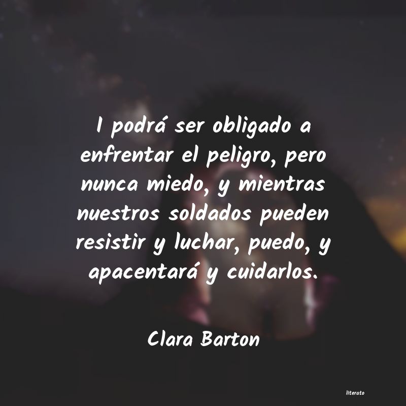 frases de Clara Barton