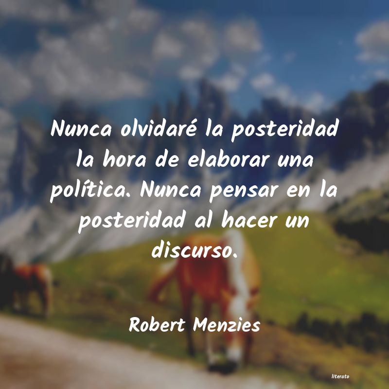 Frases de Robert Menzies