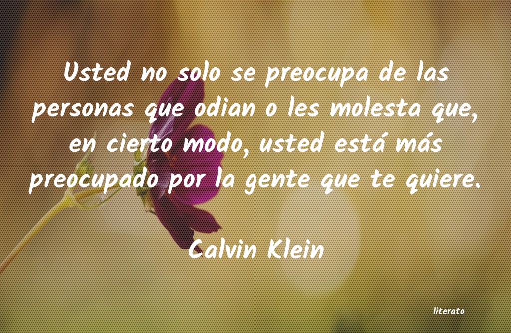 Frases de Calvin Klein