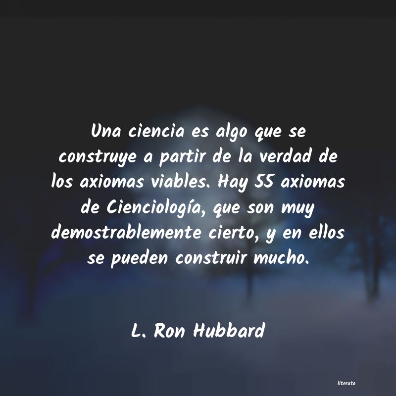 frases de L. Ron Hubbard