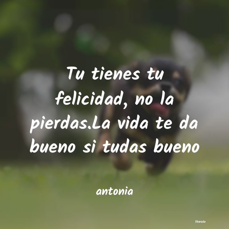 frases de antonia