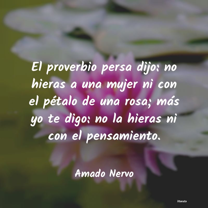 frases de Amado Nervo