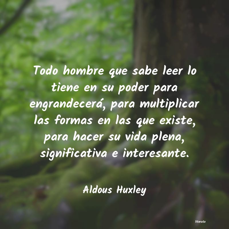 frases de Aldous Huxley