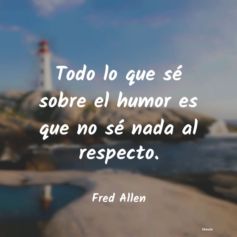 Frases de Fred Allen