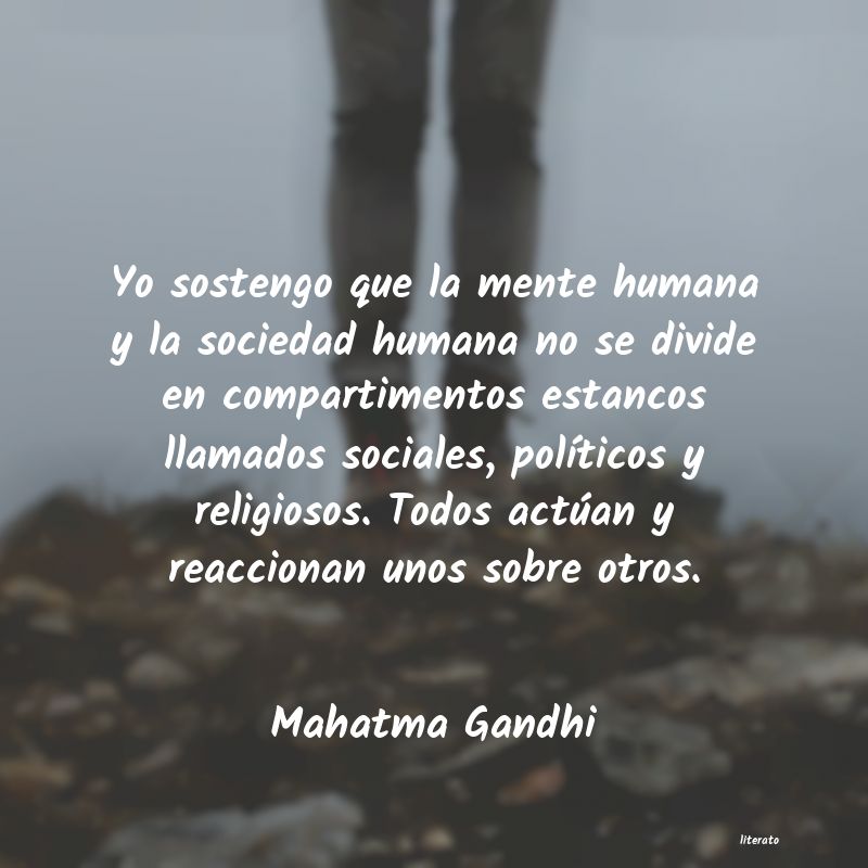 frases de Mahatma Gandhi