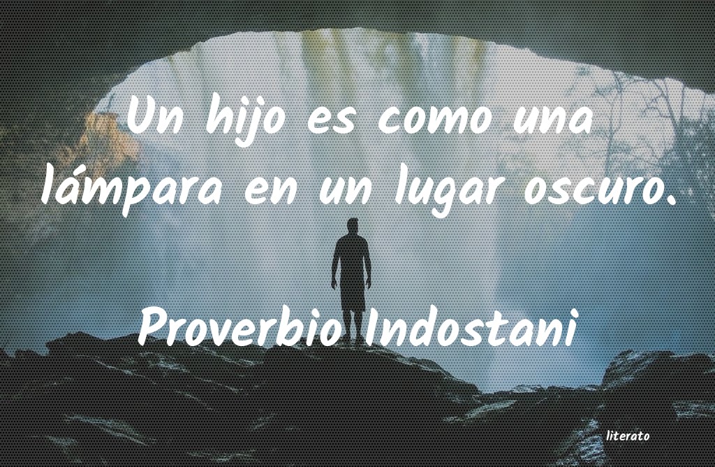 un hijo es una pregunta que le hacemos al destino