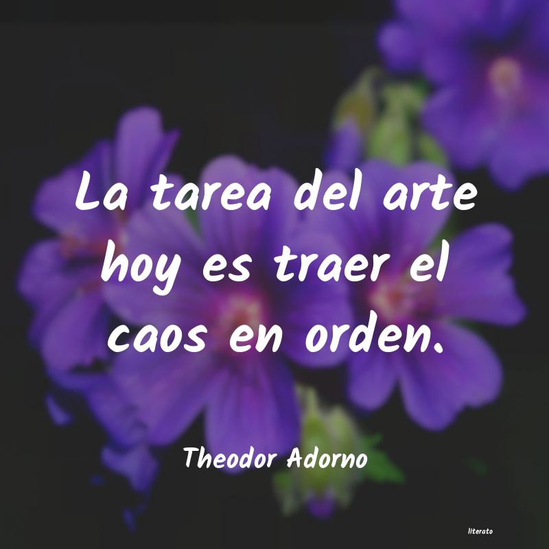 frases de Theodor Adorno