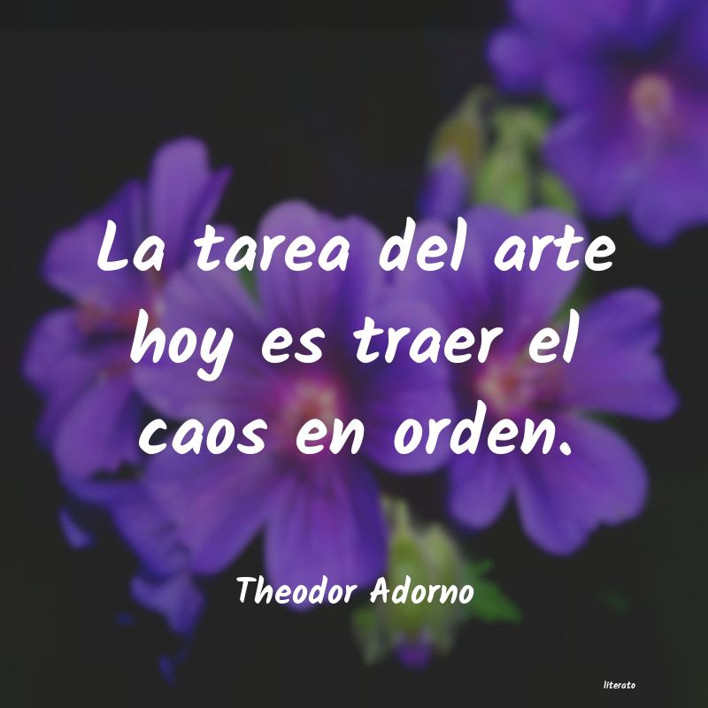 Frases de Theodor Adorno