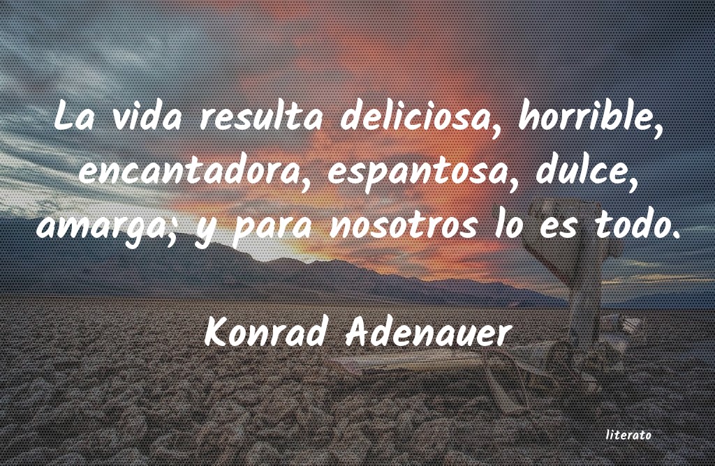frases de Konrad Adenauer
