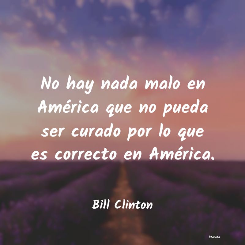 frases de Bill Clinton