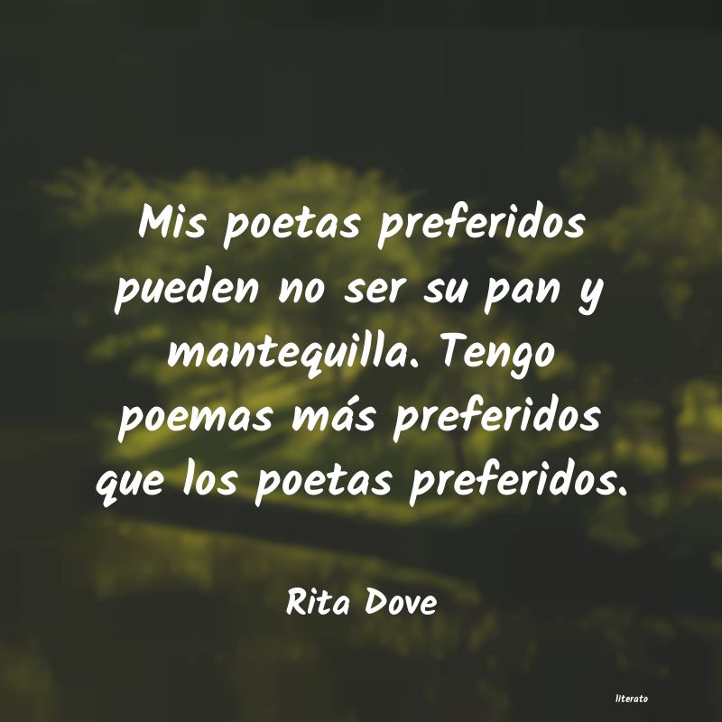 frases de Rita Dove