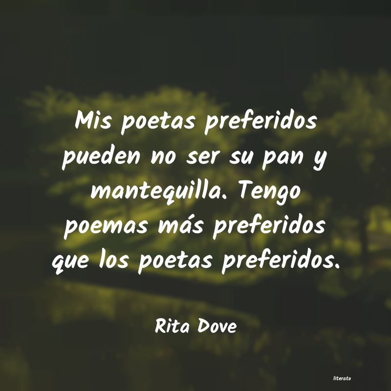 Frases de Rita Dove