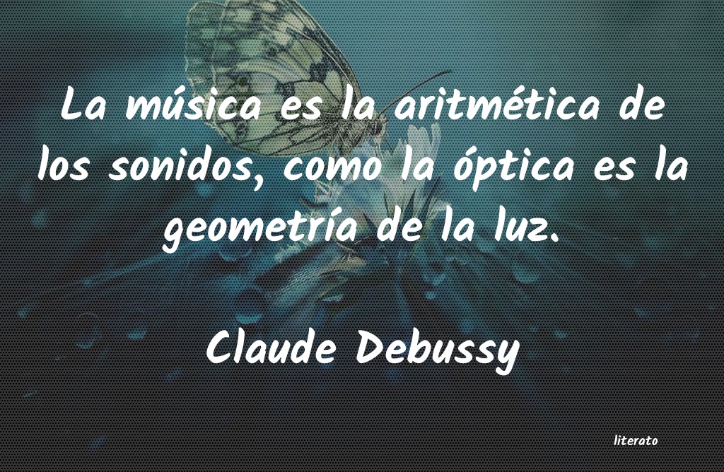 frases de Claude Debussy