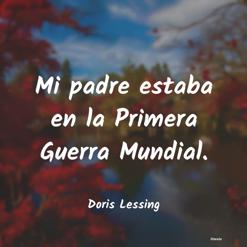 Frases de Doris Lessing