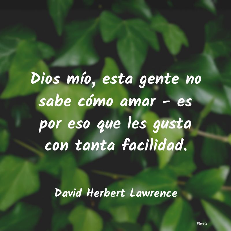 Frases de David Herbert Lawrence