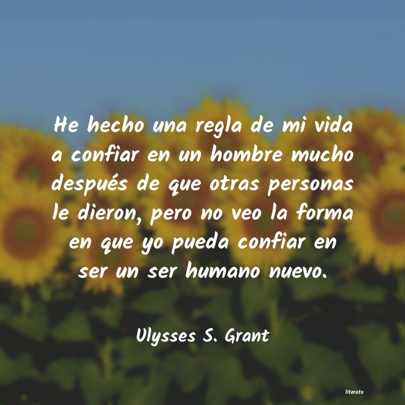 frases de Ulysses S. Grant