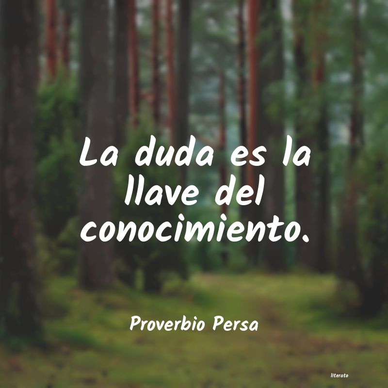 Frases de Proverbio Persa