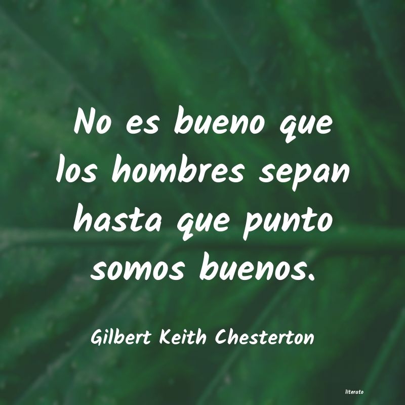 Frases de Gilbert Keith Chesterton