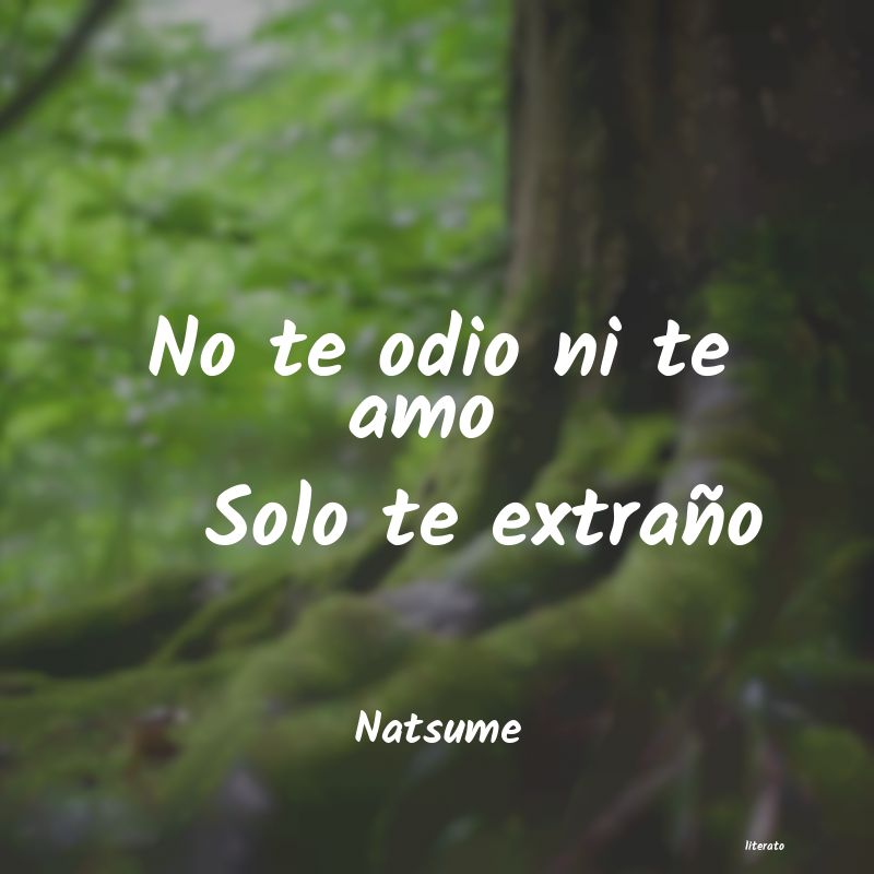 Frases de Natsume