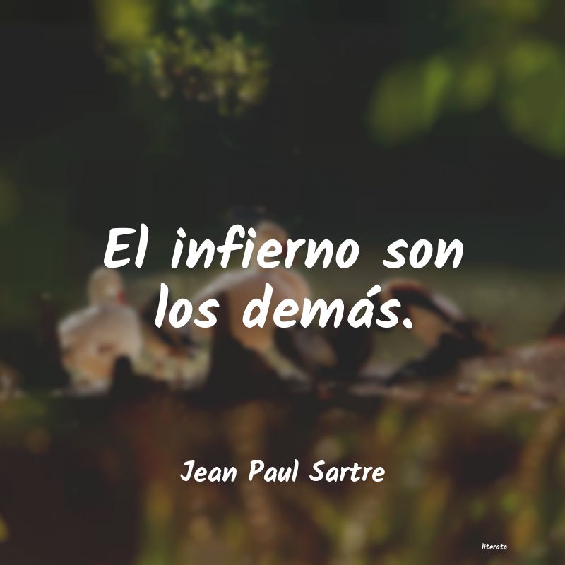 frases de Jean Paul Sartre