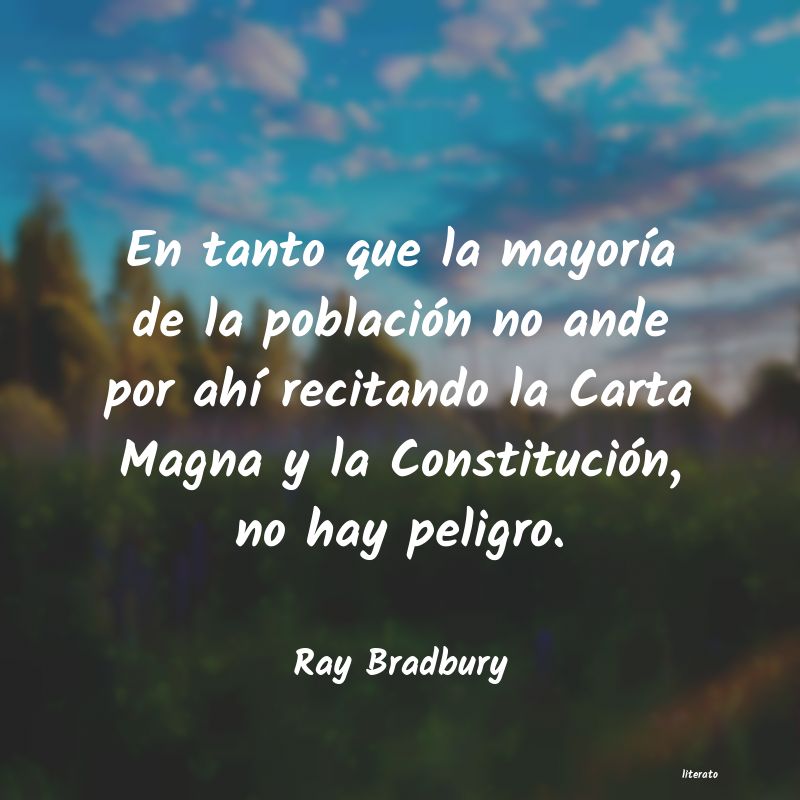 frases de Ray Bradbury