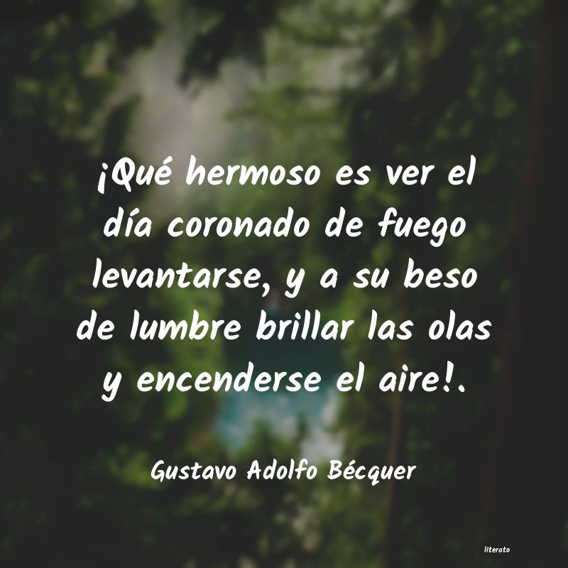 Frases de Gustavo Adolfo Bécquer