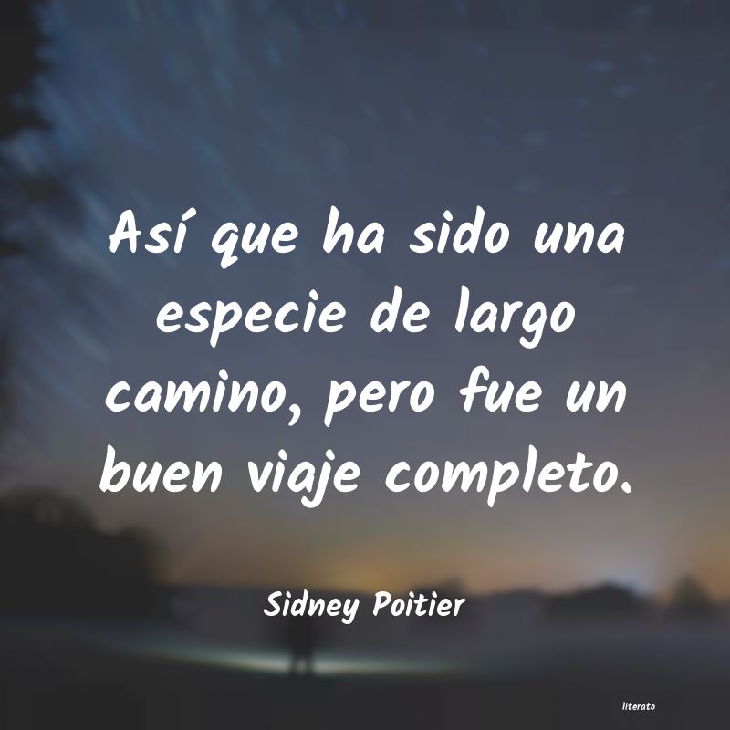 Frases de Sidney Poitier