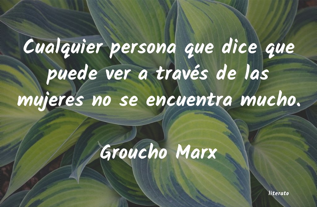 frases de Groucho Marx