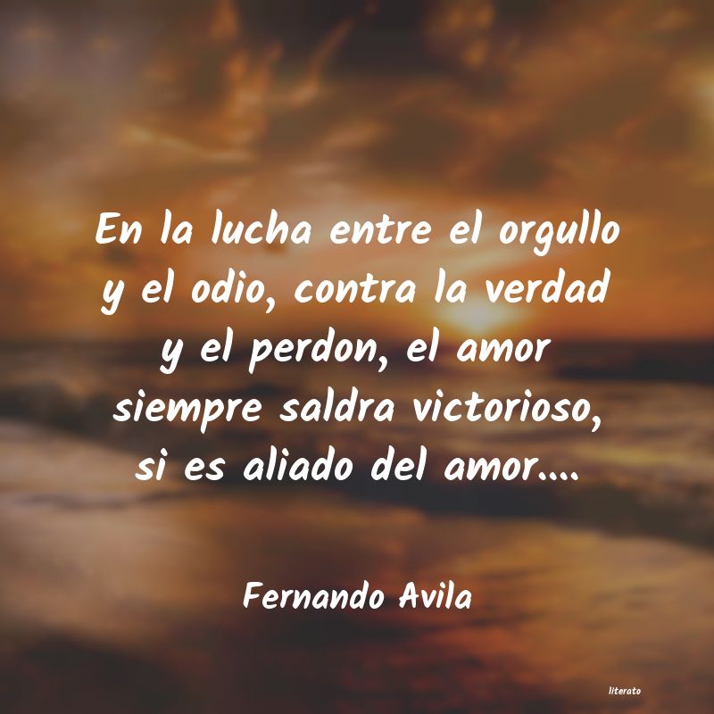 Frases de Fernando Avila