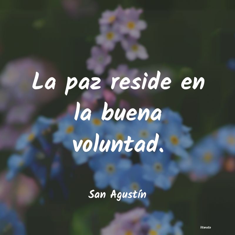 Frases de San Agustín