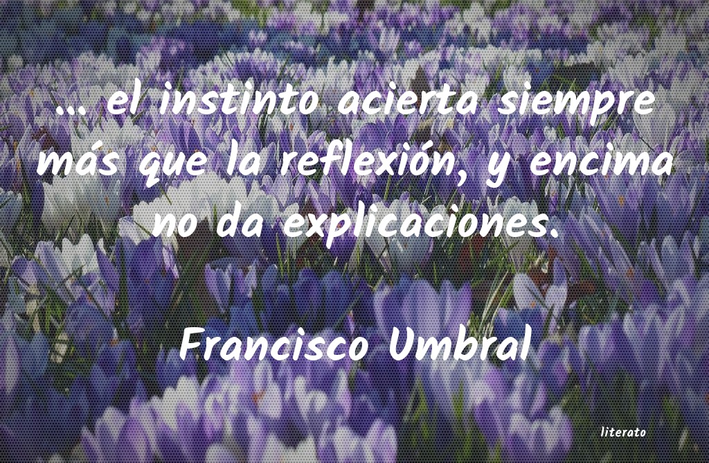 Frases de Francisco Umbral