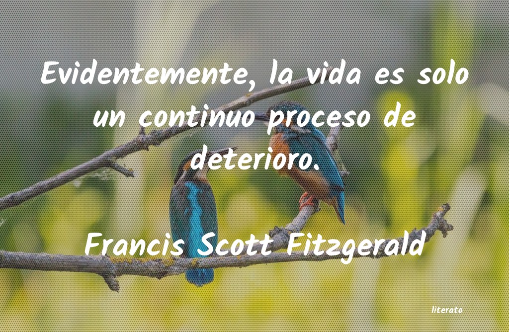 frases de Francis Scott Fitzgerald