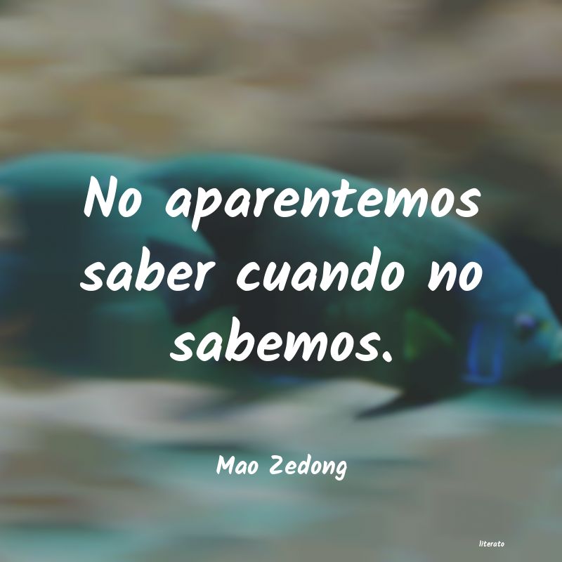frases de Mao Zedong
