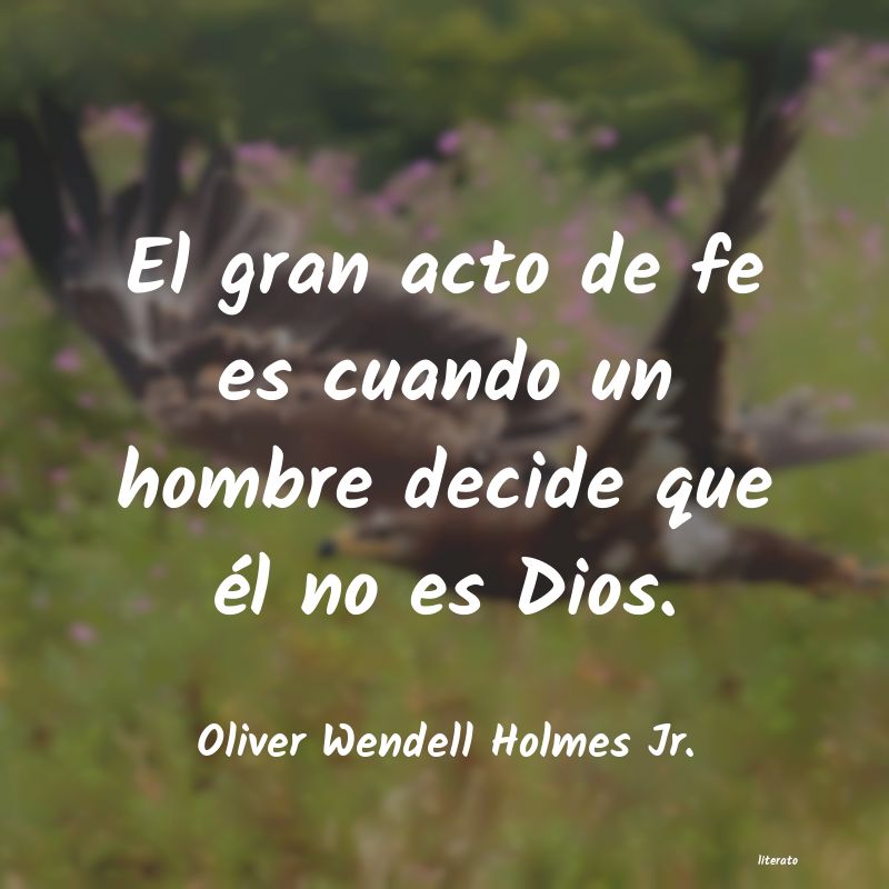 frases de Oliver Wendell Holmes Jr.