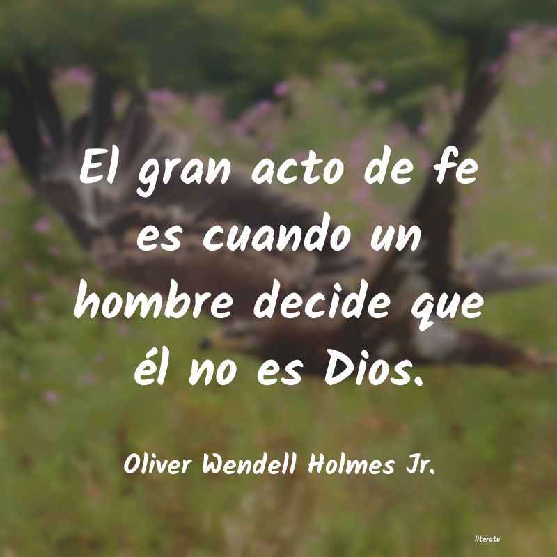 Frases de Oliver Wendell Holmes Jr.