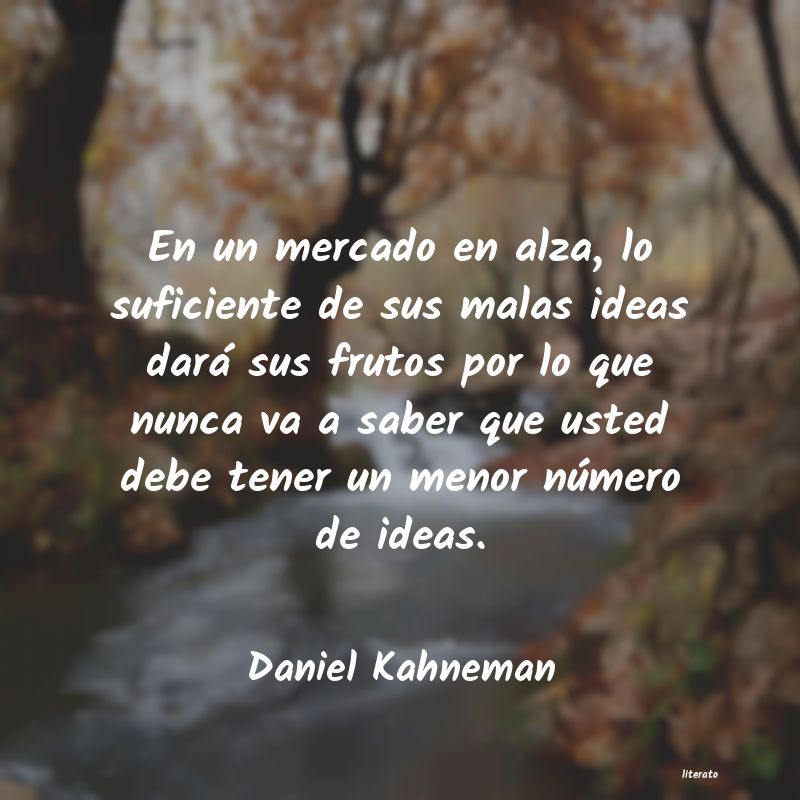frases de Daniel Kahneman