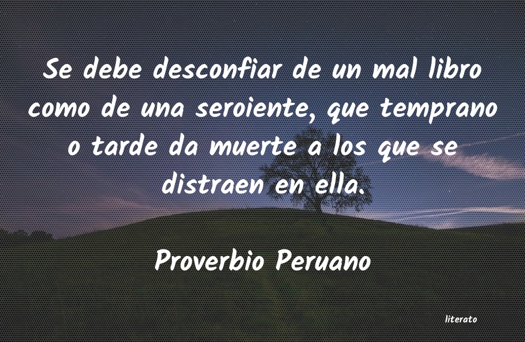 proverbio traidor