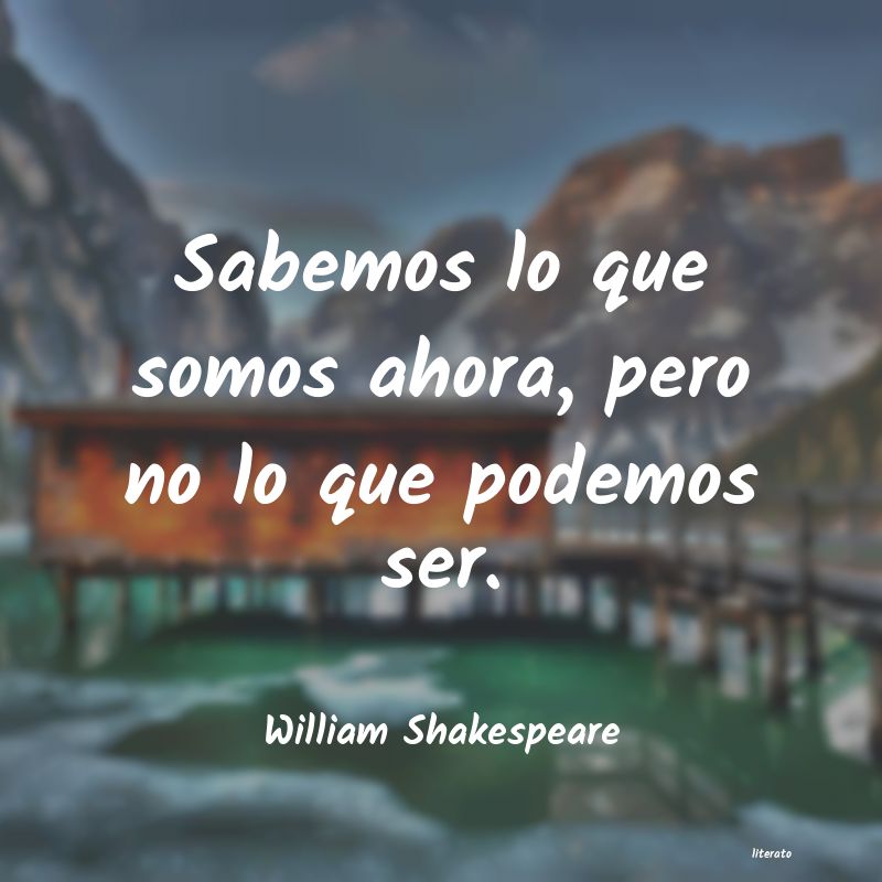 frases de William Shakespeare