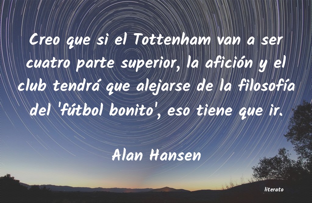 Frases de Alan Hansen