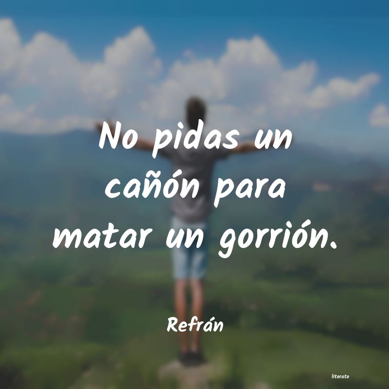 Frases de Refrán