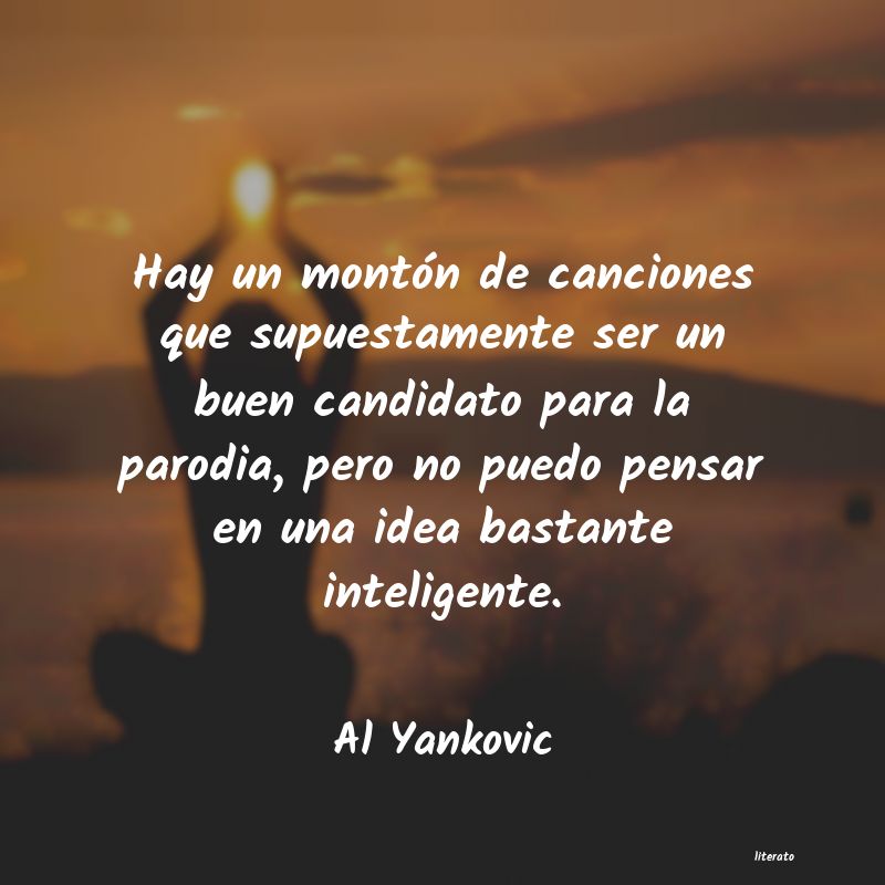 frases de Al Yankovic