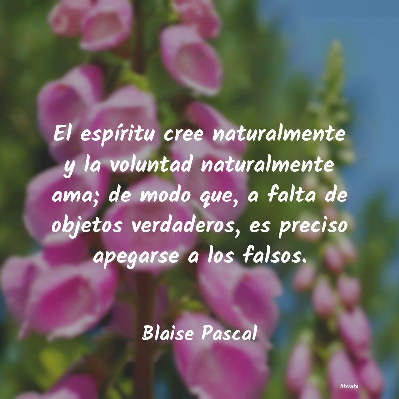 Frases de Blaise Pascal