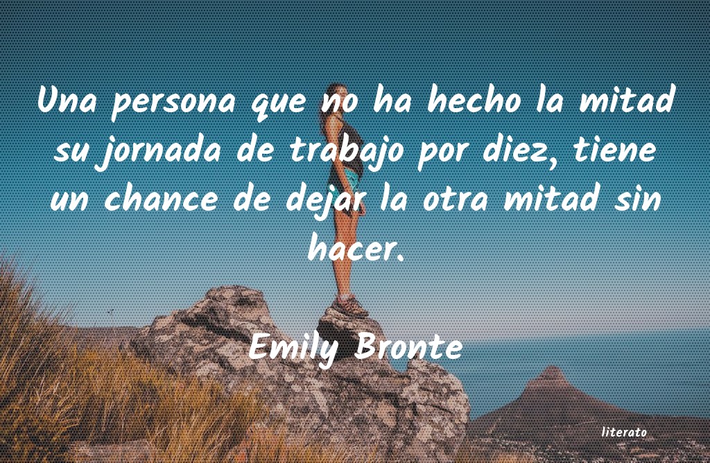 Frases de Emily Bronte