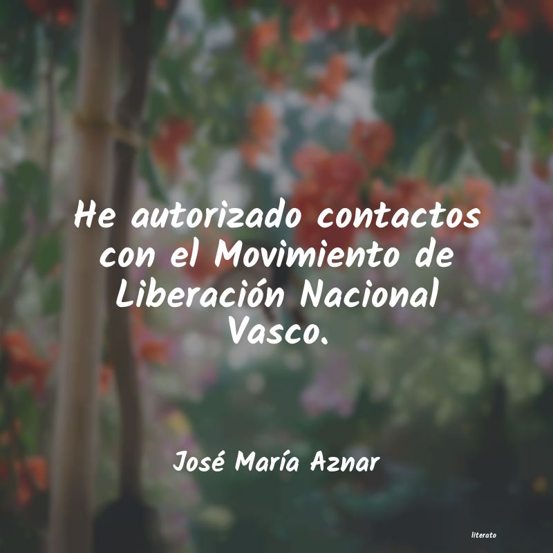 frases de José MarÃa Aznar