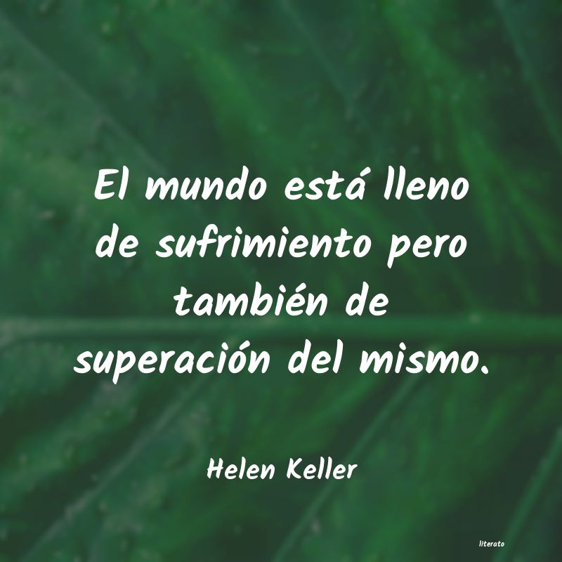 frases de Helen Keller