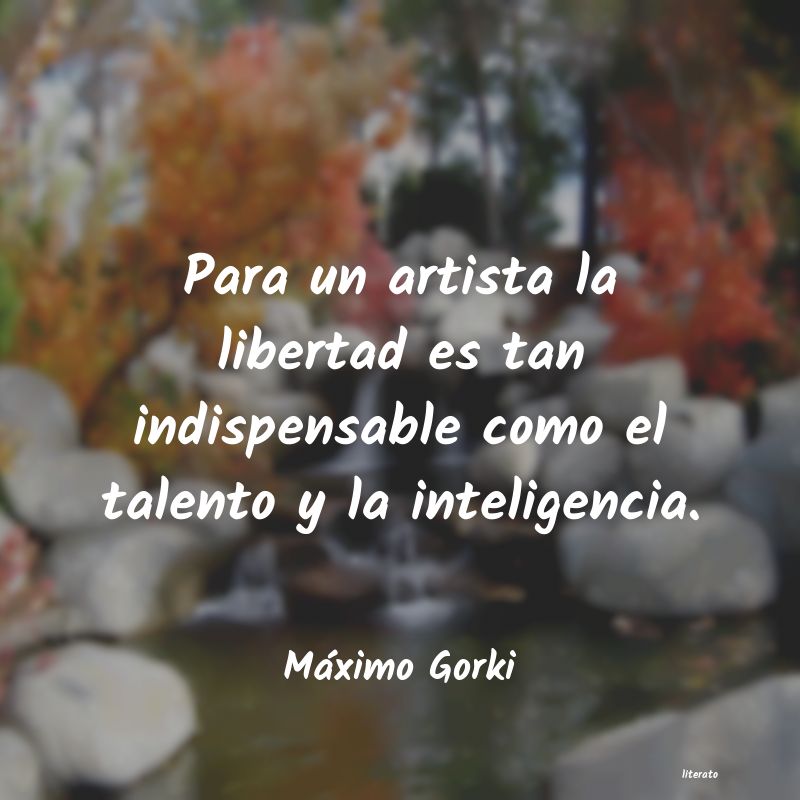 Frases de Máximo Gorki