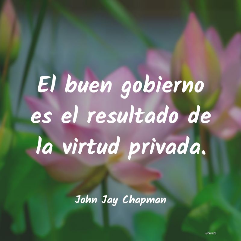 frases de John Jay Chapman