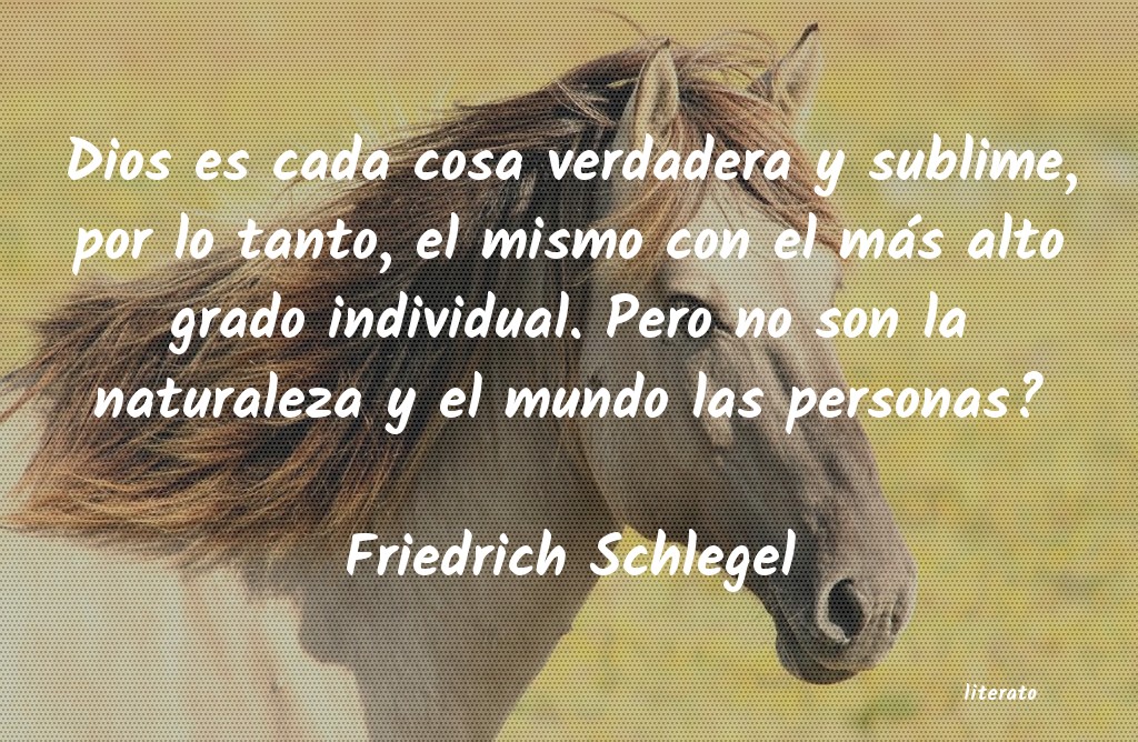 frases de Friedrich Schlegel