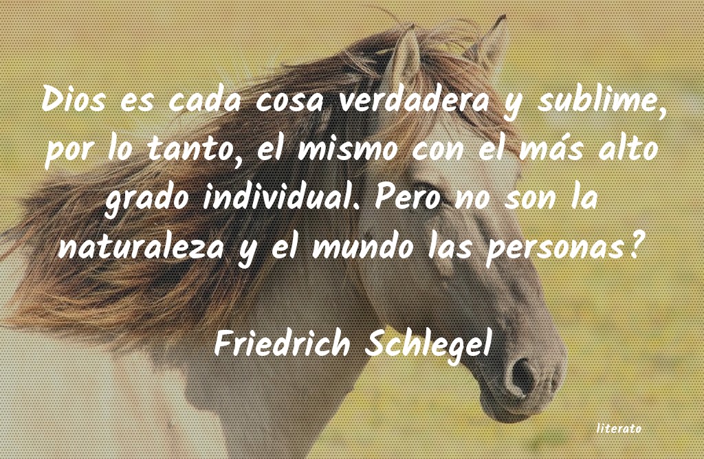 Frases de Friedrich Schlegel