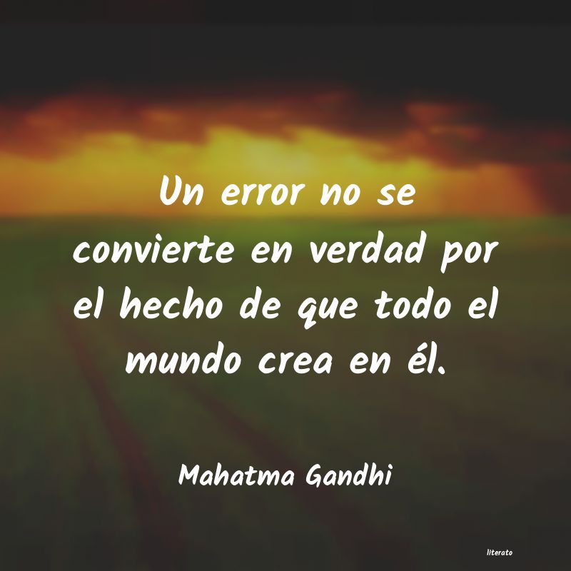 Frases de Mahatma Gandhi